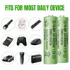 CICMOD Rechargeable AA Batteries 1.2V Ni-MH 600mAh Double A Battery