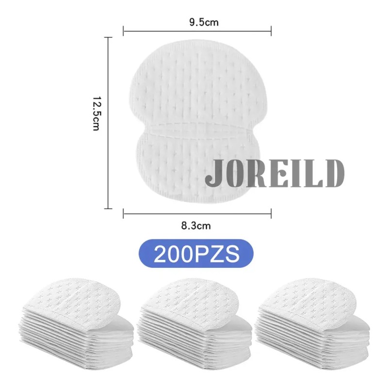 200pzs Almohadillas Para El Sudor Axilas,grande Autoadhesivo