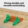MICROJIG Matchfit U-Pad Clamps (2-Pack) - Low-Profile Dovetail Clamps for