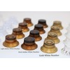 AITAIYA 4pcs Metric Size 18 Spline Top Hat Bell Knobs
