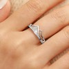 FUNYCHEN Mountain Ring for Women Sterling Silver Faith Moves Moutains