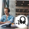 TEHAUX 1Pc Luminous Gaming Headset with Microphone Comfortable Over Ear