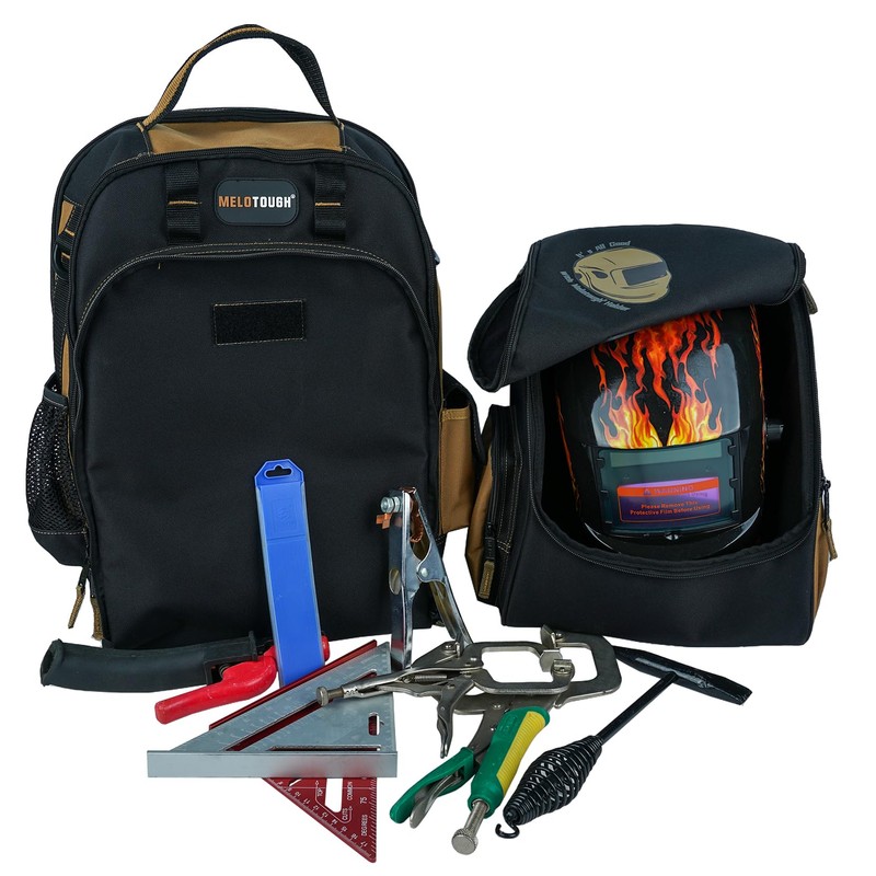 MELOTOUGH Welding Backpack for Tools and Helmet Extreme Gear Pack