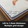 SprouVis Mattress Slide Stopper and Gripper,Keep Bed and Topper Pad