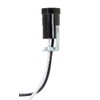 B&P Lamp® Pigtail E12 Candelabra Socket With 1/8F Hickey and