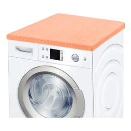 Ladeheid Washing Machine Cover Terry Cloth Cover 50 x 60 cm (Black)