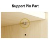 binifiMux 90pcs Crib Screws Furniture Cam Lock Connecting Screws Nuts