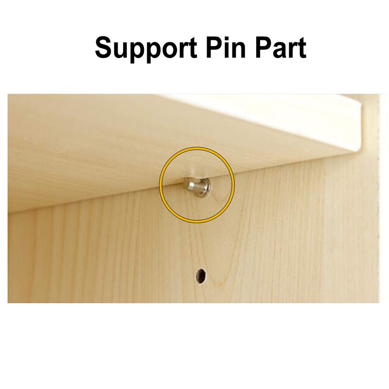 binifiMux 90pcs Crib Screws Furniture Cam Lock Connecting Screws Nuts