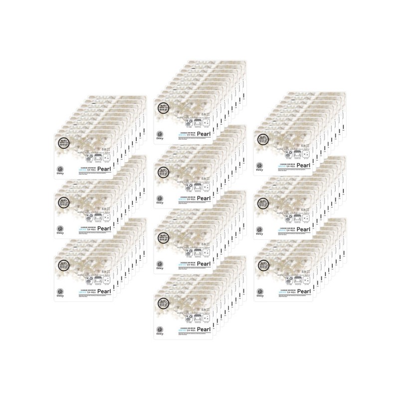 Dewy Pearl Essence Sheet Mask 100 Sheets/25ml/Dewy/Pearl / 듀이 진주