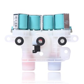 AZ4U Washer Water Inlet Valve W11165546 Replacement For Maytag Washer Water Inlet Valve, Replaces W10599423 W10839828 W11096267 W10758828 For W11165546 Whirlpool Cabrio Inlet Valve For Maytag, Kenmore