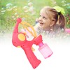 Bubble Gun Automatic Convenient Handle Battery Powered Interesting Fan Function