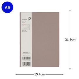 565 torinco 12 Takahashi Shoten 2025 Edition Greige Monthly A5