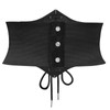 JASGOOD Women’s Elastic Costume Waist Belt Lace-up Tied Waspie Corset