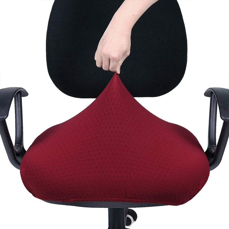 smiry Stretch Jacquard Office Computer Chair Seat Covers, Removable Washable