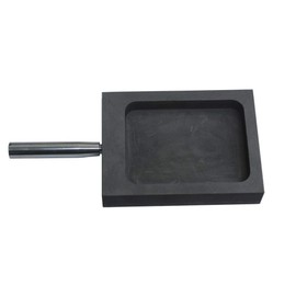 OTOOLWORLD Gold Silver Graphite Ingot Mold Mould Crucible for Melting Casting Refining with Metal Bar (2000g (Flat))