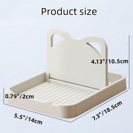 2 Pcs Spoon Rest for Stove Top,Pot Lid Holder for Kitchen Counter While Cooking, Spoon Rest with Lid Holder