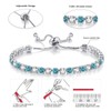 BAOKELAN Tennis Bracelet for Women Birthstone Bracelet with Cubic Zirconia