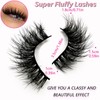 7 Pairs of 3D False Eyelashes, Cat Eye, Fluffy Volume,