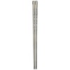 Endoshoji THS06 Commercial Chopsticks, Peony and Bamboo Pattern, Stainless Steel,