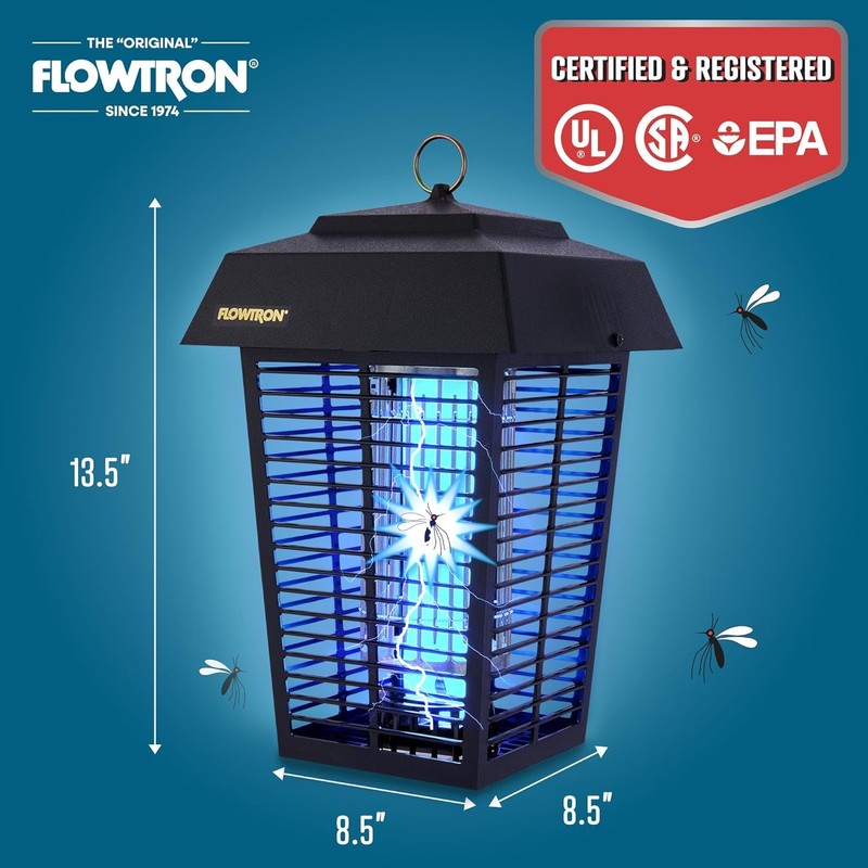 Flowtron Bug Zapper, 1 Acre of Outdoor Coverage with Powerful