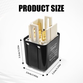 HQRNYP Relay 90987-04002 056700-6780, Starter Relays, 12V 40A 5Pins Automotive Power Relays, Car Accessories High-Performance Plug-in Type Relay Compatible with Toyota 4Runner RAV4 Previa Lexus GS300