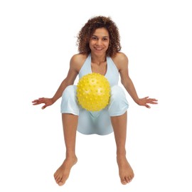 Sensy-Ball Igelball Massageball Reflexzonen Massage Selbstmassage 10 cm GELB