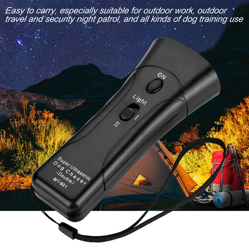 Enhanced Ultrasonic Repelling Dogs Electronic Training Tools Dog Chaser Stop