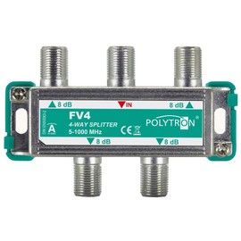 Polytron FV4 F Splitter 5-1000 MHz 4-f