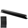 Lancher 19 Inch 1U Cable Management Horizontal Cable Rack Mount
