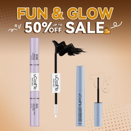 uCoolMe Lashes Bond & Seal & Remover Waterproof 2In1 Cluster Makeup Glue For Eyelashes Extension Longlasting & Waterproof For Girls Strong Hold Glue