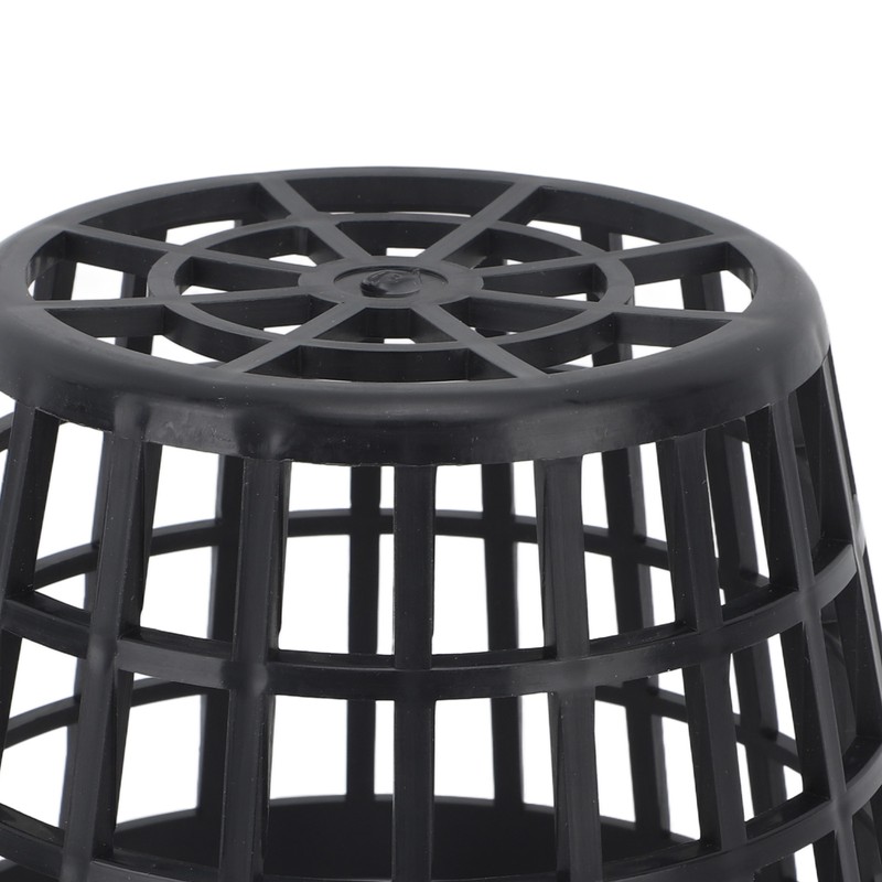 Black Golf Ball Basket Nylon Plastic Golfball Container Golf Ball