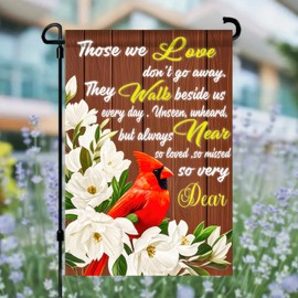 BlissYard Spring Garden Flag 12x18 Inch Double Sided Cardinal Bird Small Flags For Outside Outdoor Decor Yard Farmhouse Holiday Spring Summer Seasonal Decorations Yard Flags