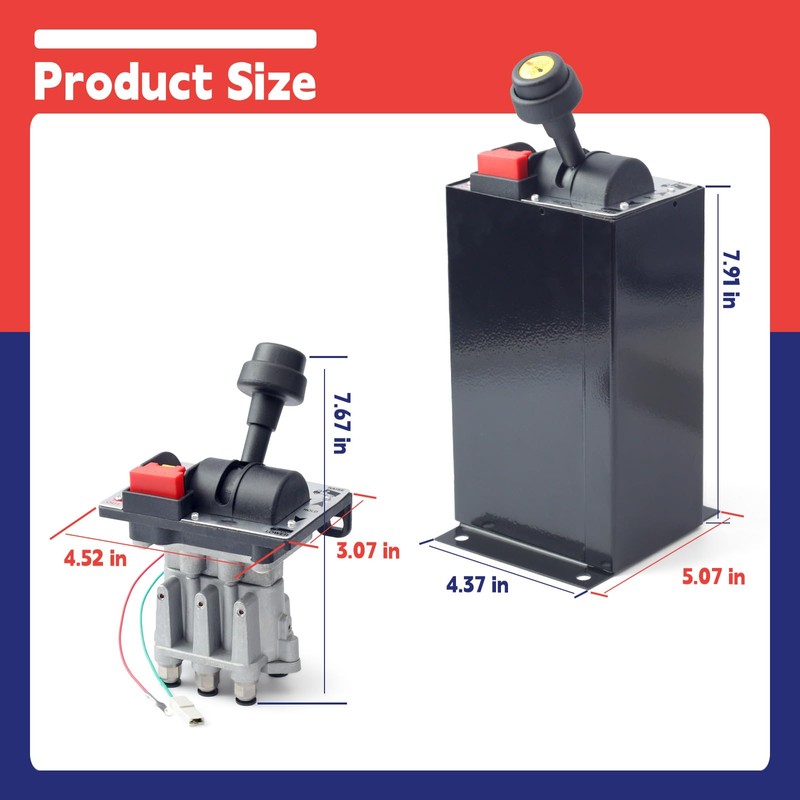 Dusledel PTO Switch Control Dual Valve Air Set with Kickout
