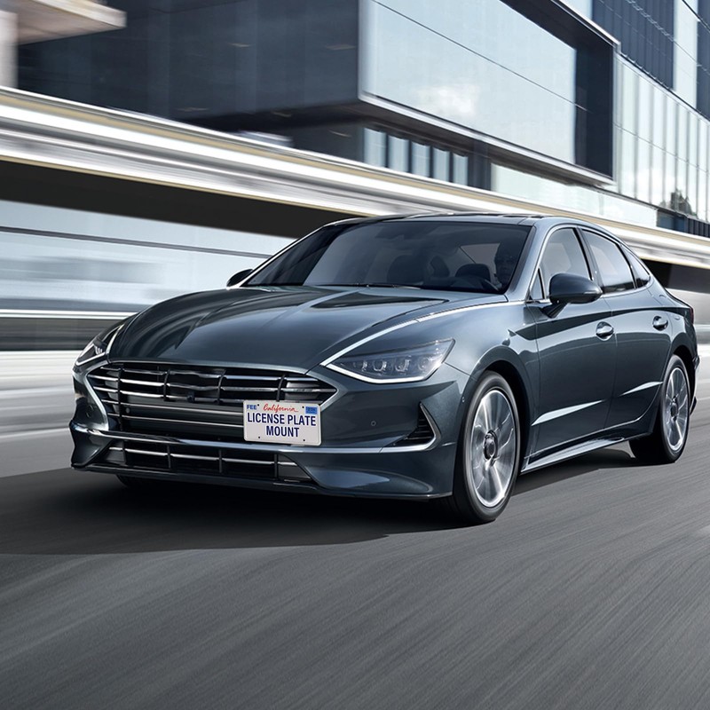 License Plate Holder Front Bracket No Drill Tow Hook Mount