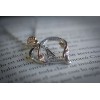 Cadena Dije Inicial Plata Chapado Oro14 Corazón Collar Letra