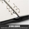 Sooez A6 binders, Budget Binder, 6 Ring Binder, Notebook Binder,