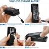 Wireless Doorbell 2 Receivers 2 Push Buttons, PHYSEN Waterproof Door