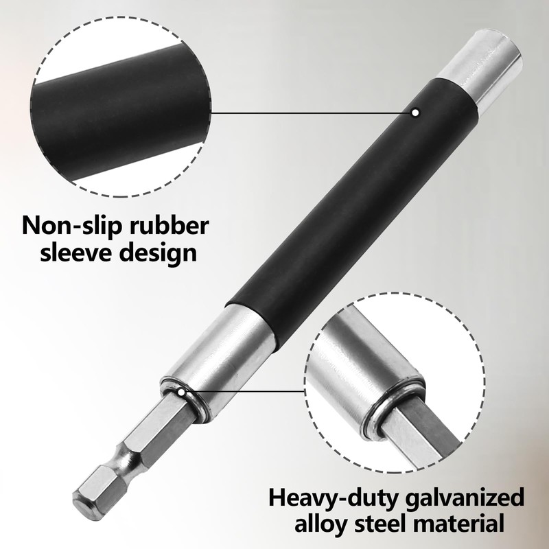 Biaungdo Magnetic Drill Bit Holder, 5 Pack Scalable Screw Drive