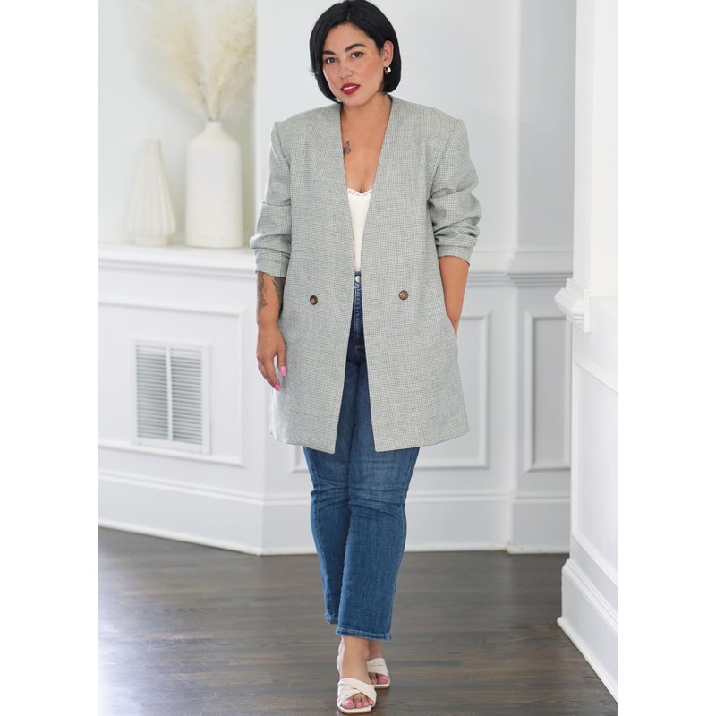 Simplicity Jacket Sewing Pattern, Multicolor