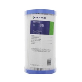 IPW Industries Inc.-R Series (155101-43) 10" x 4.5" Full Flow REUSABLE Pleated Polyester Sediment 30 Micron Filter