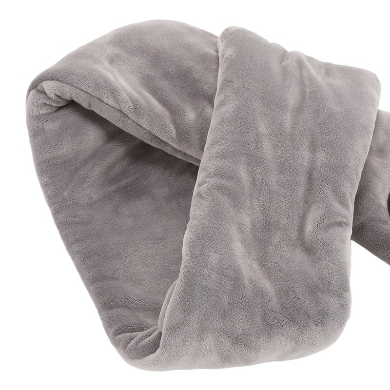 Electric Heated Neck Scarf Vibration Massage Double Sided Velvet Thick