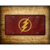 SignsAndTagsOnline.com Flash Lighting License Plate Lighting Bolt Leather Look Thunderbolt