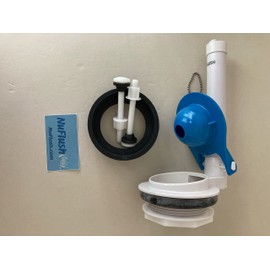 Flush Valve, NuFlush 3 inch Flapper Valve Assembly For 2-Piece Toilets