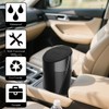 Zpana Car Trash Can with Lid, Leakproof Multifunctional Vehicle Cup