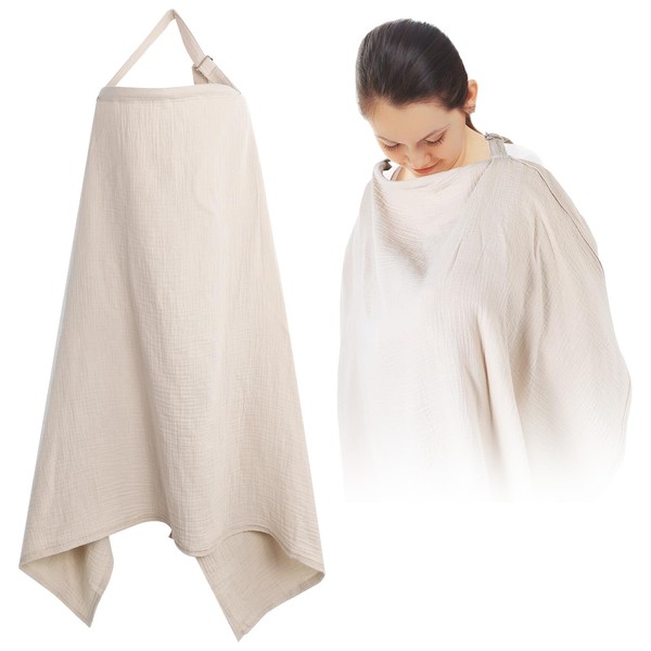 Cozary Nursing Cover for On the Go, Nursing Apron, 76