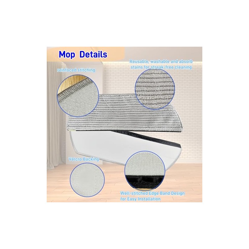 Replacement Mop Pads Compatible with Shark AV2800ZE RV2820YE RV2820ZE AV2820S
