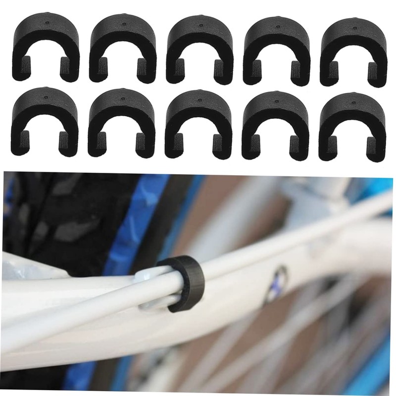 SUPVOX Brake Gear Cable C-Clips 60 Pcs Bike Frame C-Clips