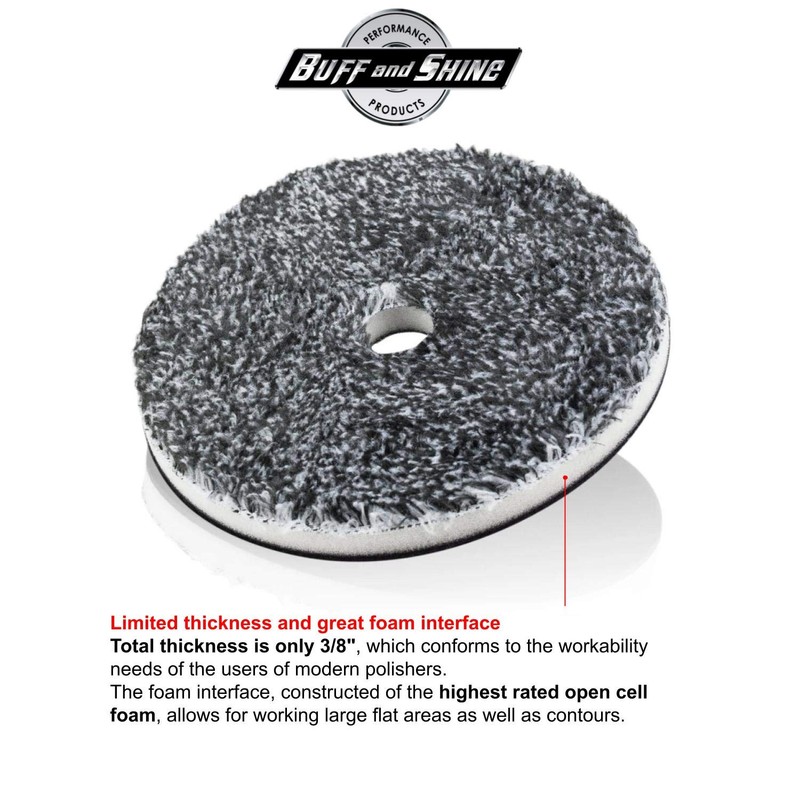 Buff and Shine 2" URO-Fiber Microfiber Pad 4 Pack