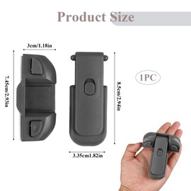 tiyiyok Fridge Lock, Cabinet Child Lock, Child Safety Refrigerator, Cabinet Lock, No Tools or Drilling Required, Suitable for Refrigerators, Cupboards, Drawers, etc (Grey)