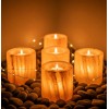 Pink Salt Wall 2 Himalayan Salt Candle Holder Cylinder Shaped